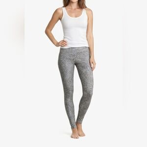 Fabletics Gray Patterned Womens High Waist Leggings Yoga Pants Size XL